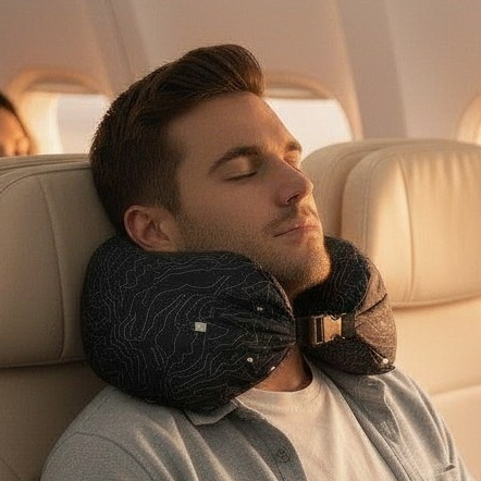 5% OFF - CUELLO GUARDA ROPA - TRAVEL NEGRO